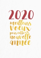 MEILLEURS VŒUX POUR CETTE ANNÉE 2020