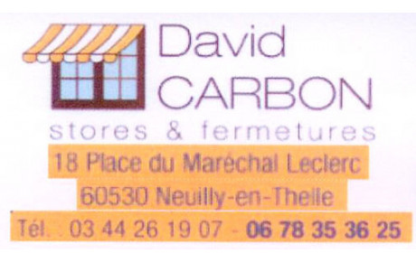 DAVID CARBON STORES/FERMETURES